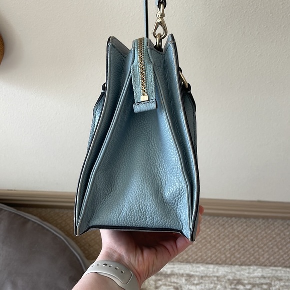 kate spade Dusty Blue Leather Crossbody Satchel - Picture 3 of 7